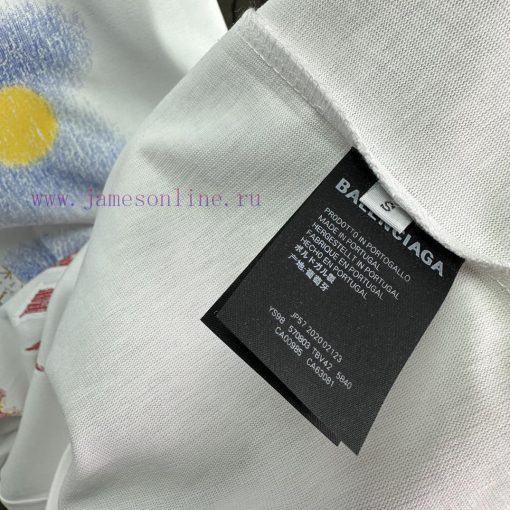 Parisian Maison 2024 New Iron Tower Letter Pattern Couple's Short Sleeved T-shirtOriginal Fabri 5mfuubeq - Image 7