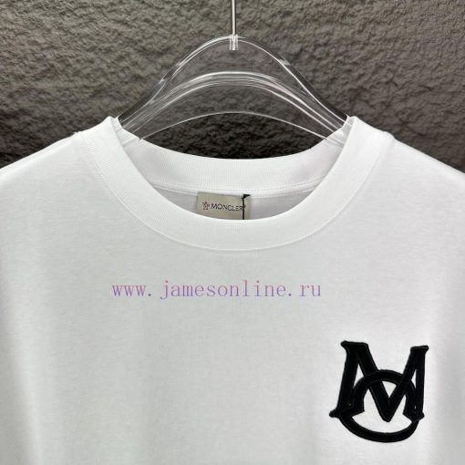 Mengkou 2024 New Embroidery 🪡 Letter Logo Couple's Short Sleeved T-shirtOriginal Fabric With Di pqkpqilq - Image 12