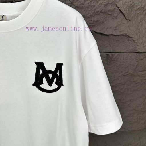 Mengkou 2024 New Embroidery 🪡 Letter Logo Couple's Short Sleeved T-shirtOriginal Fabric With Di pqkpqilq - Image 13