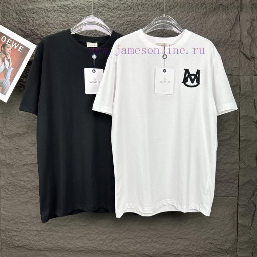 Mengkou 2024 New Embroidery 🪡 Letter Logo Couple's Short Sleeved T-shirtOriginal Fabric With Di pqkpqilq - Image 19
