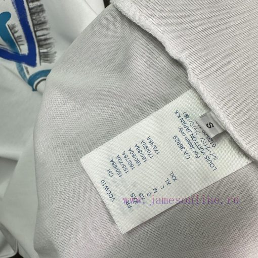 LV Louis Vuitton 2024 New Hand-painted Rabbit Pattern Couple's Short Sleeved T-shirtOriginal Fa ck0fu8un - Image 16