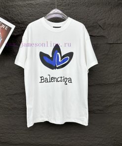 Parisian Maison 2024 New Clover Letter Logo Couple's Short Sleeved T-shirtOriginal Fabric With uje14gfc