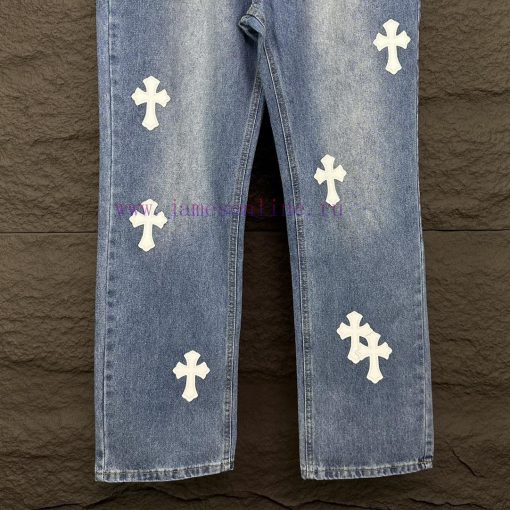 Kroxin 2024 New Cross White Leather Washed JeansTop Ceiling QualityThe Styles With Different Wa w6yilkoy - Image 17