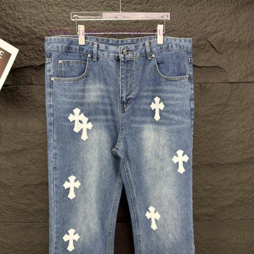 Kroxin 2024 New Cross White Leather Washed JeansTop Ceiling QualityThe Styles With Different Wa w6yilkoy - Image 18