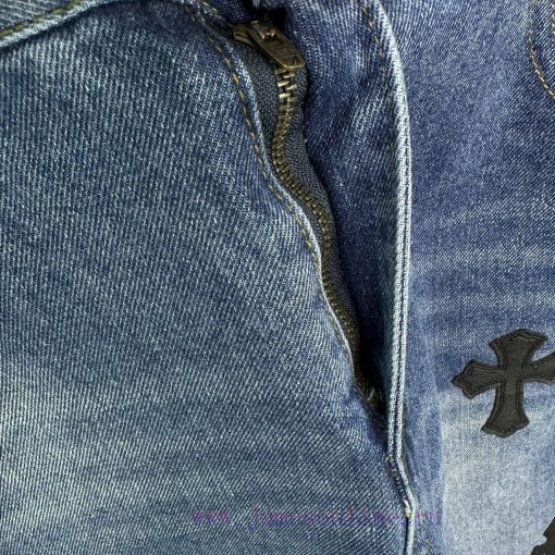 Kroxin 2024 New Cross Black Leather Washed JeansTop Ceiling QualityThe Styles With Different Wa w1lxmpft - Image 6