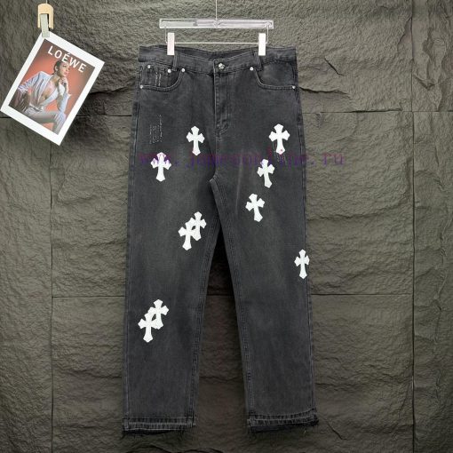 Kroxin 2024 New Cross White Leather Washed JeansTop Ceiling QualityThe Styles With Different Wa wfx0fqzm