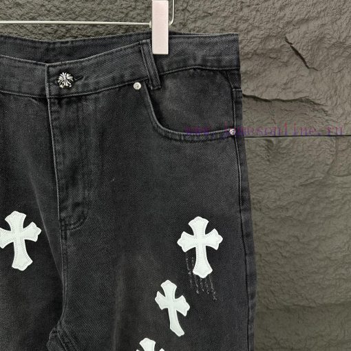 Kroxin 2024 New Cross White Leather Washed JeansTop Ceiling QualityThe Styles With Different Wa wfx0fqzm - Image 5