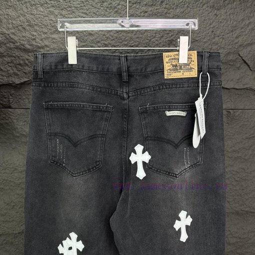Kroxin 2024 New Cross White Leather Washed JeansTop Ceiling QualityThe Styles With Different Wa wfx0fqzm - Image 10