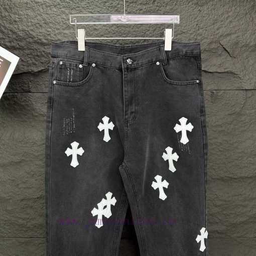 Kroxin 2024 New Cross White Leather Washed JeansTop Ceiling QualityThe Styles With Different Wa wfx0fqzm - Image 18