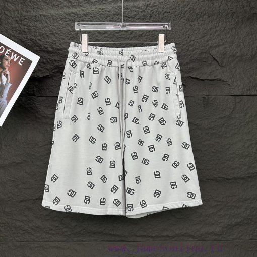 D&G Dolce&Gabbana 2024 Spring/Summer New Collection Full Print Logo Couple ShortsOriginal Custo wnz1zia3 - Image 2