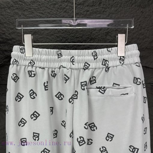 D&G Dolce&Gabbana 2024 Spring/Summer New Collection Full Print Logo Couple ShortsOriginal Custo wnz1zia3 - Image 9