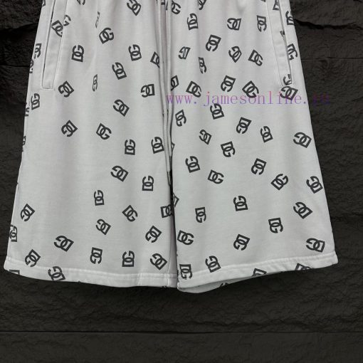 D&G Dolce&Gabbana 2024 Spring/Summer New Collection Full Print Logo Couple ShortsOriginal Custo wnz1zia3 - Image 15