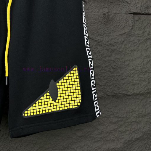 Fendi 2024 Spring/Summer New Collection: Patchwork Embroidered Eye Couple ShortsOriginal Custom dps6y8er - Image 15