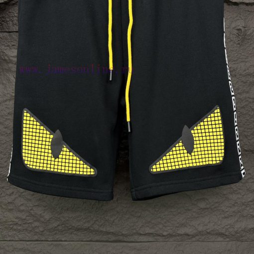 Fendi 2024 Spring/Summer New Collection: Patchwork Embroidered Eye Couple ShortsOriginal Custom dps6y8er - Image 16