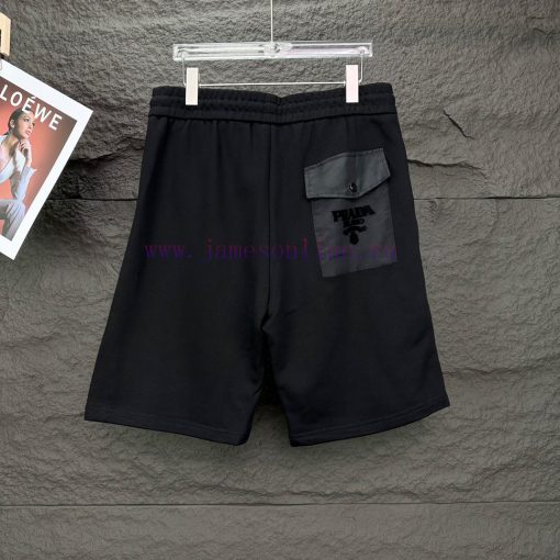 Prada 2024 Spring/Summer New Pocket Letter Toothbrush 🪥 Embroidered Couple ShortsOriginal Custo r6c59seq - Image 19