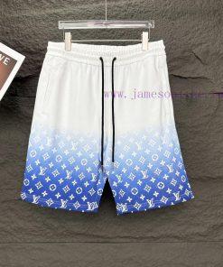 LV Louis Vuitton 2024 Spring/Summer New Gradient Letter Logo Couple ShortsOriginal Customized F 3x640hr1