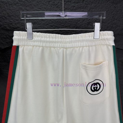 Gucci 2024 Spring/Summer New Red And Green Ribbon Couple ShortsOriginal Customized Fabric The S hpzyi0ko - Image 9