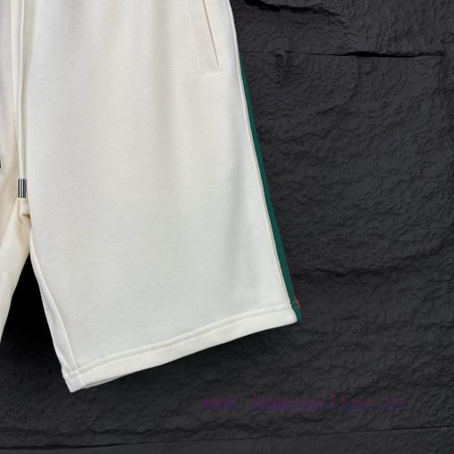 Gucci 2024 Spring/Summer New Red And Green Ribbon Couple ShortsOriginal Customized Fabric The S hpzyi0ko - Image 15
