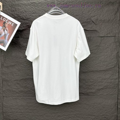 Versace 2024 New Classic Hot Stamping Portrait Logo Couple's Short Sleeved T-shirtOriginal Fabr fc5bsfrm - Image 18