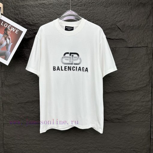 Parisian Maison 2024 New Hot Diamond Letter Logo Couple's Short Sleeved T-shirtOriginal Fabric 10bbhm5k - Image 11