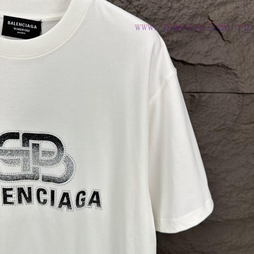 Parisian Maison 2024 New Hot Diamond Letter Logo Couple's Short Sleeved T-shirtOriginal Fabric 10bbhm5k - Image 13