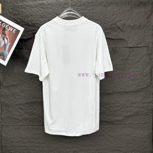 Gucci X Balenciaga Joint 2024 New Letter Logo Couple's Short Sleeved T-shirtOriginal Fabric Wit aqpunatx - Image 9