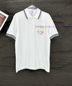 Luoyiwei 2024 New Pocket Embroidered Logo Couple Style Lapel Polo ShirtThe Original Pearl Cotto ldcwnrc1