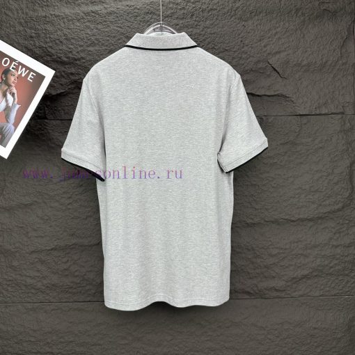 Four ColorsDior 2024 New Embroidered Love Logo Couple's Collar Polo ShirtThe Original Pearl Cot 5ib07wvu - Image 16