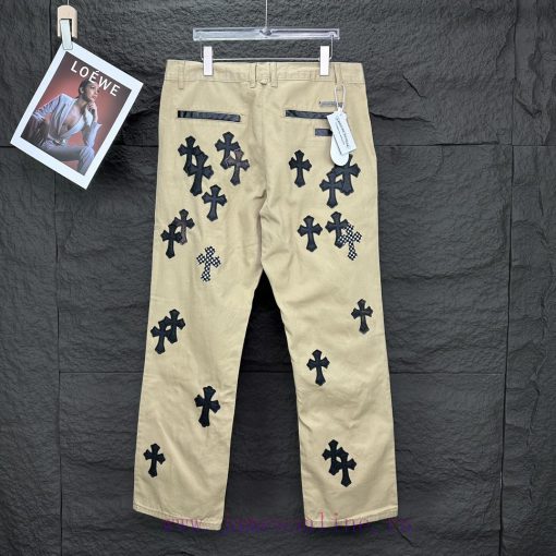 Kroxin 2024 New Solid Color Full Print Cross Sticky Leather JeansTop Ceiling QualityThe Styles de8yue8h - Image 12