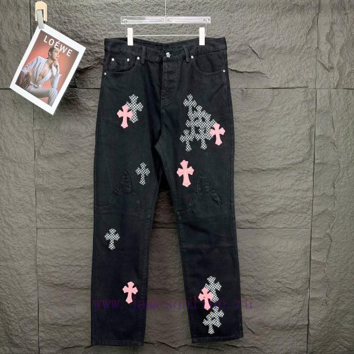 Croxin 2024 New Cross Skin Patchwork Washed JeansTop Ceiling QualityThe Styles With Different W prbpuayl - Image 11