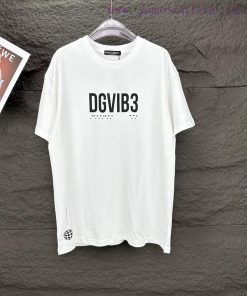 D&G Dolce&Gabbana 2024 New Letter Logo Couple's Short Sleeved T-shirtOriginal Fabric With Digit vufrckuz