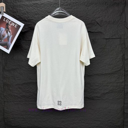 Givenchy 2024 New Perforated Letter Logo Couple's Short Sleeved T-shirtOriginal Fabric With Dig mky2uua9 - Image 18