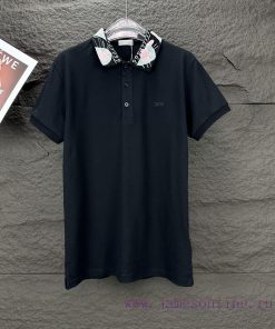Dior 2024 New Embroidered Letter Couple Style Polo ShirtThe Original Pearl Cotton Material Used 1368ao5f
