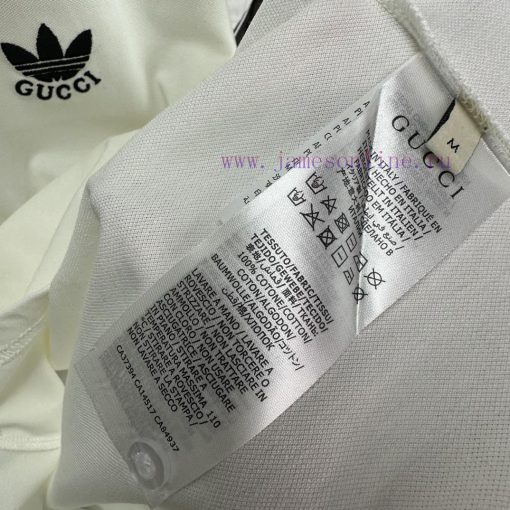 Gucci Collaborates On 2024 New Embroidered Logo Couple Style Polo ShirtThe Original Pearl Cotto 7gyi1nqd - Image 7