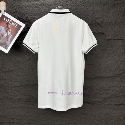 Gucci Collaborates On 2024 New Embroidered Logo Couple Style Polo ShirtThe Original Pearl Cotto 7gyi1nqd - Image 9