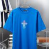 Ch * Ome Hearte CH 25SS Early Spring New Silicone Printed Hot Diamond Short SleeveLight Luxury yf9yj5av