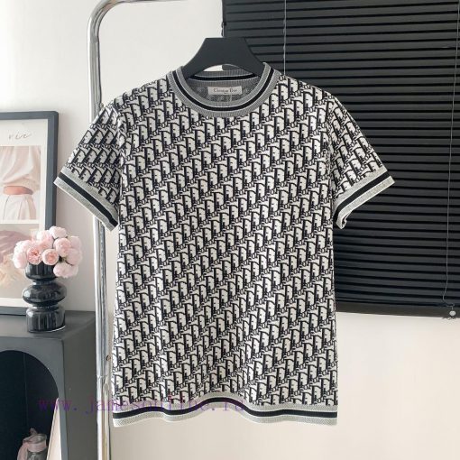 Style Number W501Dior Full Print Sweater Round Neck Short Sleeved Spring And Summer High-qualit xzh1lmr9 - Image 2