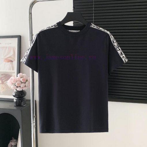 Style Number W502Dior Woven Sweater Round Neck Short Sleeved Spring And Summer High-quality Ita z3yb6li2 - Image 2