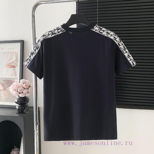 Style Number W502Dior Woven Sweater Round Neck Short Sleeved Spring And Summer High-quality Ita z3yb6li2 - Image 3