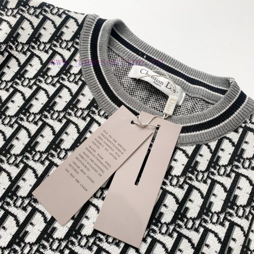 Style Number W501Dior Full Print Sweater Round Neck Short Sleeved Spring And Summer High-qualit xzh1lmr9 - Image 5