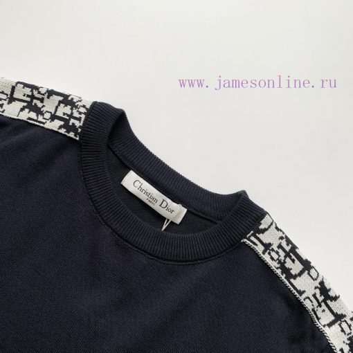 Style Number W502Dior Woven Sweater Round Neck Short Sleeved Spring And Summer High-quality Ita z3yb6li2 - Image 4