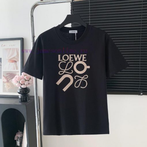 Style Number W507LOEWE Logo Letter Embroidery Short Sleeved ShirtExquisite Logo IdentificationO 7sflgr0c - Image 2