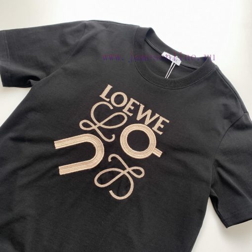 Style Number W507LOEWE Logo Letter Embroidery Short Sleeved ShirtExquisite Logo IdentificationO 7sflgr0c - Image 5
