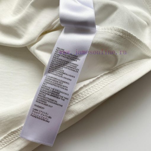 Style Number W506GIVENCHY Givenchy Logo Letter Embroidery Short Sleeved ShirtExquisite Logo Ide h4e1gsvu - Image 12