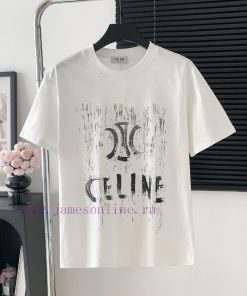 Style Number W508CELINE Logo Letter Printed Short Sleeved ShirtExquisite Logo IdentificationOri q99natsy