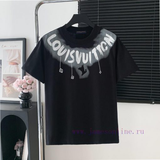 Style Number W513Louis Vuitton Logo Printed Letter Short Sleeved ShirtExquisite Logo Identifica gvgb6lbb