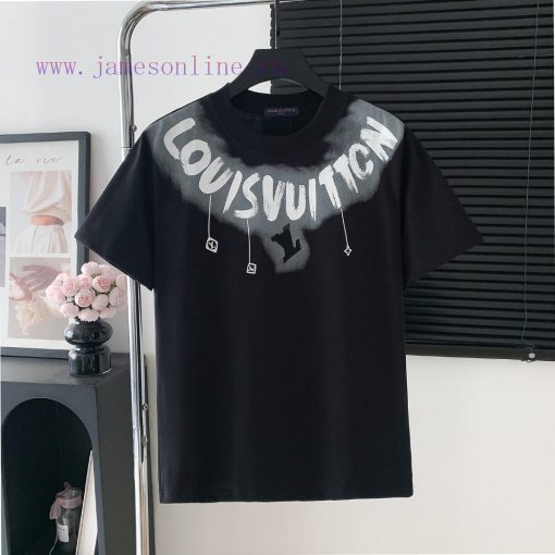Style Number W513Louis Vuitton Logo Printed Letter Short Sleeved ShirtExquisite Logo Identifica gvgb6lbb - Image 2