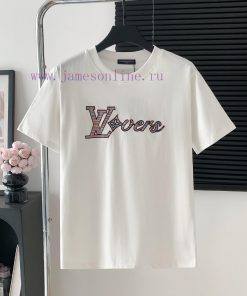 Style Number W515Louis Vuitton Logo Embroidered Letters Short Sleeved ShirtExquisite Logo Ident y4knrxqc