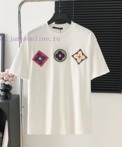 Style Number D705Louis Vuitton LV Logo Printed Short Sleeved ShirtExquisite Logo Identification aeod754b