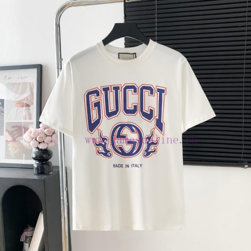 Style Number D9Gucci Logo Printed Short Sleeved ShirtExquisite Logo IdentificationOriginal Fabr 0shv8ezd